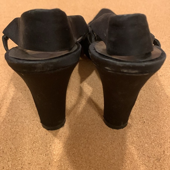 Nine West Black Shoes size 6.5 - Picture 5 of 12